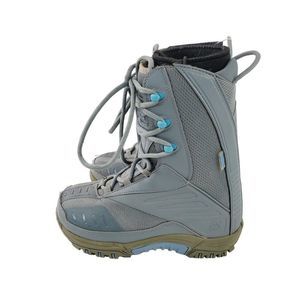Lamar Girl's Gray Demon Linered Mid-Calf Winter Snowboarding Boots Size 6